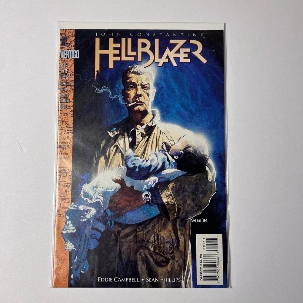 Hellblazer #85‎ (1995) Sean Phillips Cover Eddie Campbell